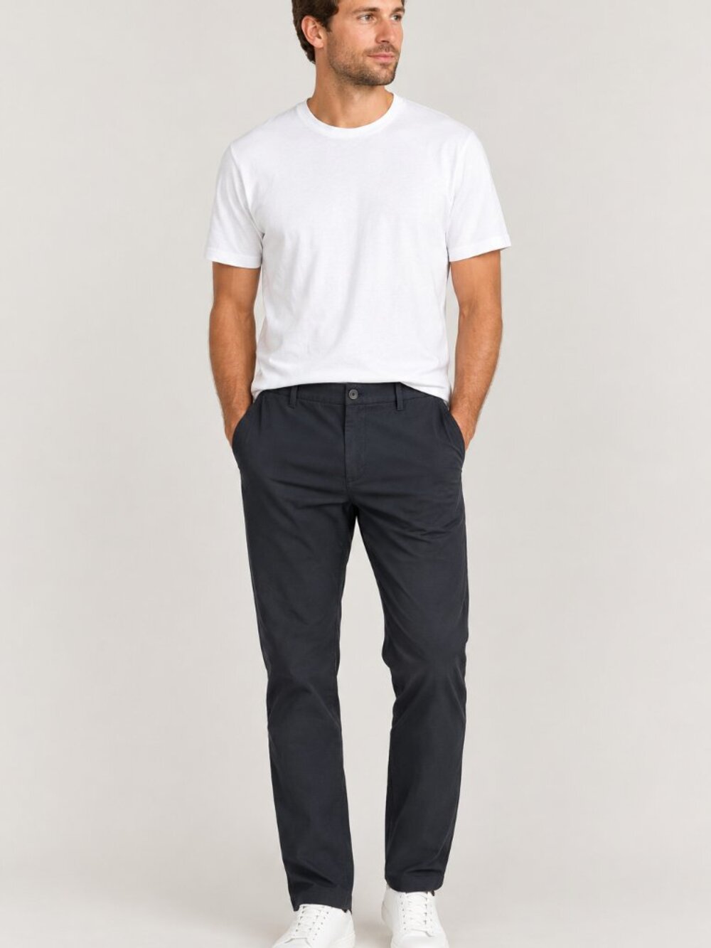 Birddogs Men’s Chino Pants 34x32 Dark Navy Stretch Slim Fit Golf Casual